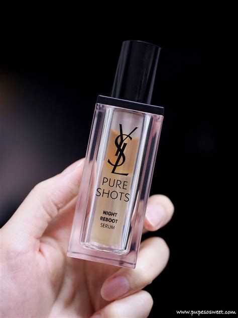 น้ำตบ ysl|ฟื้นบำรุงผิวด้วย YSL PURE SHOTS NIGHT REBOOT .